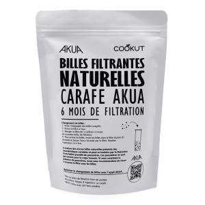 Recharge de billes filtrantes pour carafe akua céramique bl…