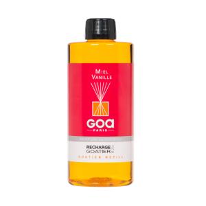 Recharge tier miel vanille 500 ml en verre  multicolore