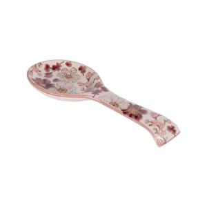 Repose cuillère   23x9 cm multicolore en grès