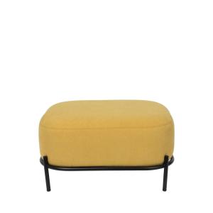 Repose-pieds en tissu - Jaune