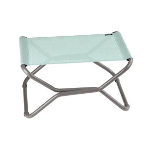 Repose-pieds pliant en acier bleu L51xl66xH35