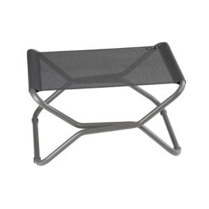 Repose-pieds pliant en acier gris L51xl66xH35