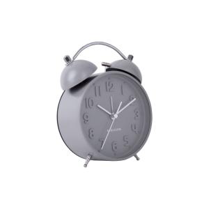réveil gris acier ø11cm