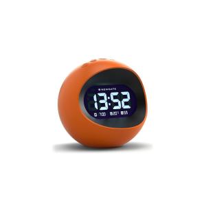 Réveil LCD acrylique en orange