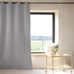 Rideau 100% occultant thermique phonique chiné polyester gr…