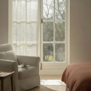 Rideau 100% Polyester Blanc 140x270 cm