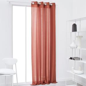 Rideau à oeillets  140x240 cm Rouge brique