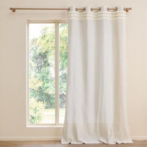 Rideau à œillets avec franges 140x240 cm