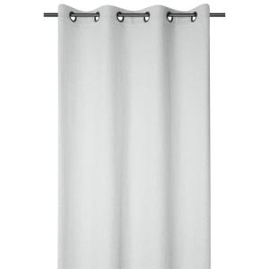 Rideau à oeillets doux  - effet bouclette polyester ecru 14…