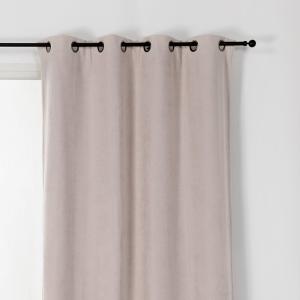 Rideau alaska isolant et 100 % occultant polyester sable 14…