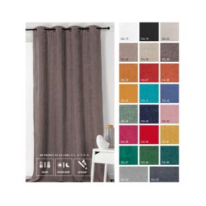 Rideau alaska isolant et 100 % occultant polyester vert 140…