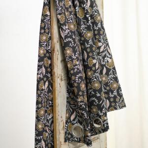 Rideau coton  140x240 cm Gris anthracite