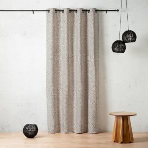 Rideau d’ameublement motif tacheté gris 140 x 260 cm