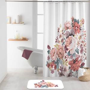 Rideau de douche aux impressions fleuries polyester 200x180…