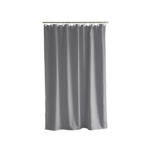 Rideau de douche en polyester gris