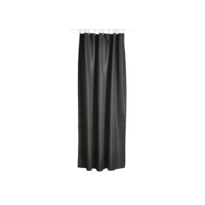 Rideau de douche en polyester noir