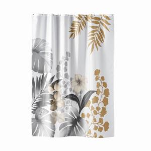 Rideau de douche  polyester Blanc 180x200cm