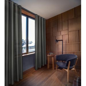Rideau de lin naturel 140 x 270 cm gris