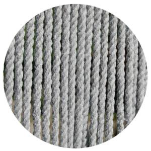 Rideau de porte en corde gris toulon 100 x 230 cm