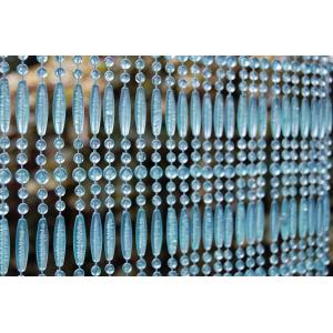 Rideau de porte en perles bleues et transparentes frejus 90…