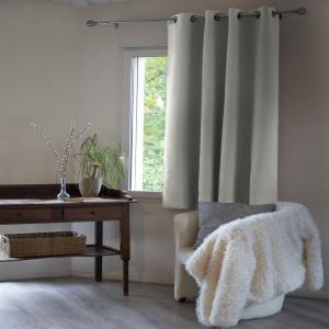 Rideau doublure polaire polyester uni 140x180 cm