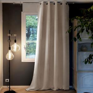 Rideau doublure polaire polyester uni 140x280 cm