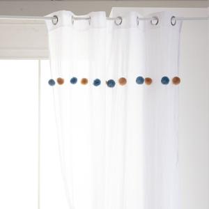 Rideau en coton blanc 240x140cm