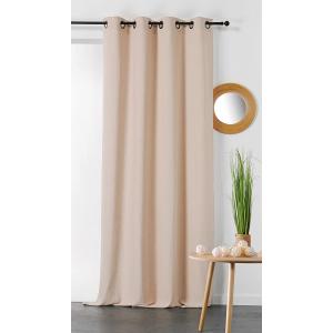 Rideau en coton et chanvre naturel 135x240 cm