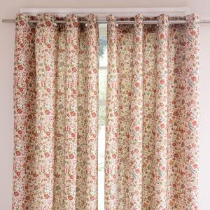 Rideau en coton multicolore 135x260