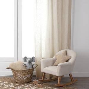 Rideau en coton ocre 250x140cm