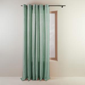 Rideau en lin vert 350x280 cm