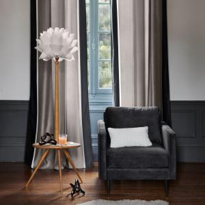 Rideau en polyester beige 200x268 cm