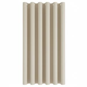 Rideau en polyester blanc écru 135x240cm