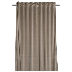 Rideau en velours tamisant polyester sable 135x250 cm