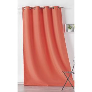 Rideau extérieur imperméable polyester orange sanguine 135x…