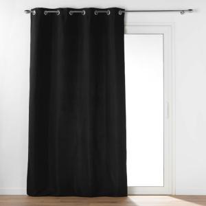 Rideau isolant thermique  uni noir