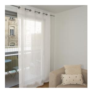 Rideau lin 140x240 cm - Creme