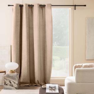 Rideau obscurcissant bouclette 140x260 sable