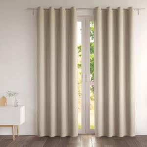Rideau occultant en polyester naturel 135x260cm