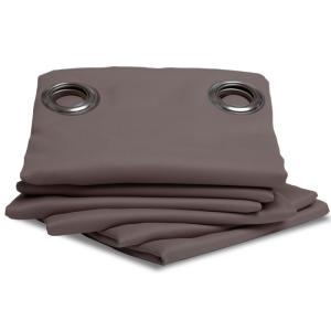Rideau occultant et thermique moondream polyester poivre 26…