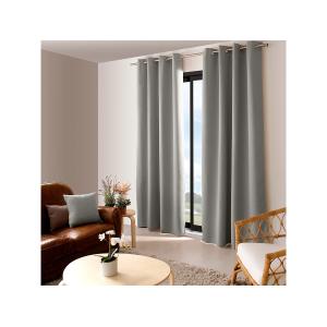 Rideau occultant noir grande hauteur 140 x 280 cm