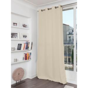 Rideau occultant Oeillet beige mc634 140x260