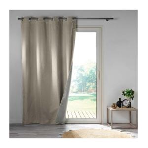 Rideau occultant  polyester Beige 135 X 240