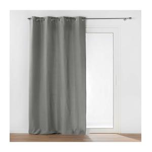Rideau occultant  polyester Gris 135 X 260