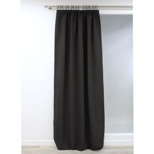 Rideau Occultant Total Effet Lin Galon fronceur Gris MC713…