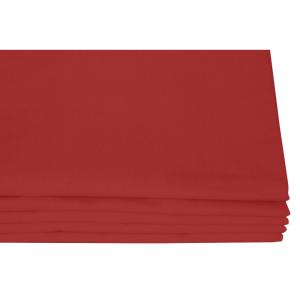 Rideau occultant total rouge 135x250