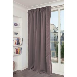 Rideau phonique Galon fronceur gris mc7305 140x260