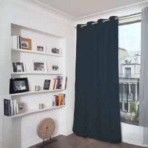 Rideau phonique occultant et thermique ''moondream'' polyes…