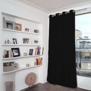 Rideau phonique occultant et thermique ''moondream'' polyes…