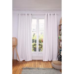 Rideau Phonique Oeillets Beige MC636 130x250